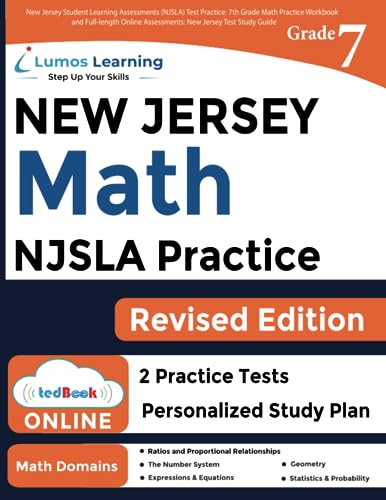 New Jersey Student Learning Assessments (NJSLA) Test Practice — used book cover