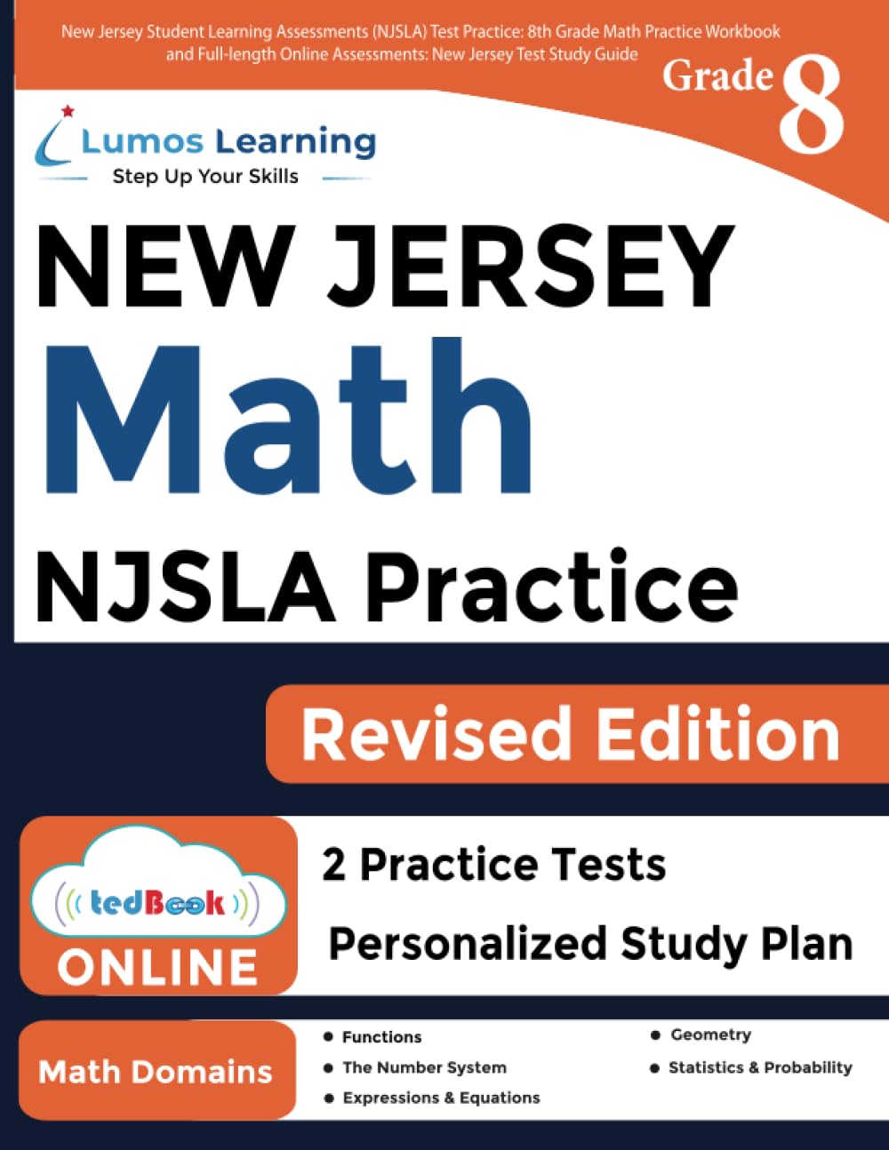 New Jersey Student Learning Assessments (NJSLA) Test Practice — used book cover