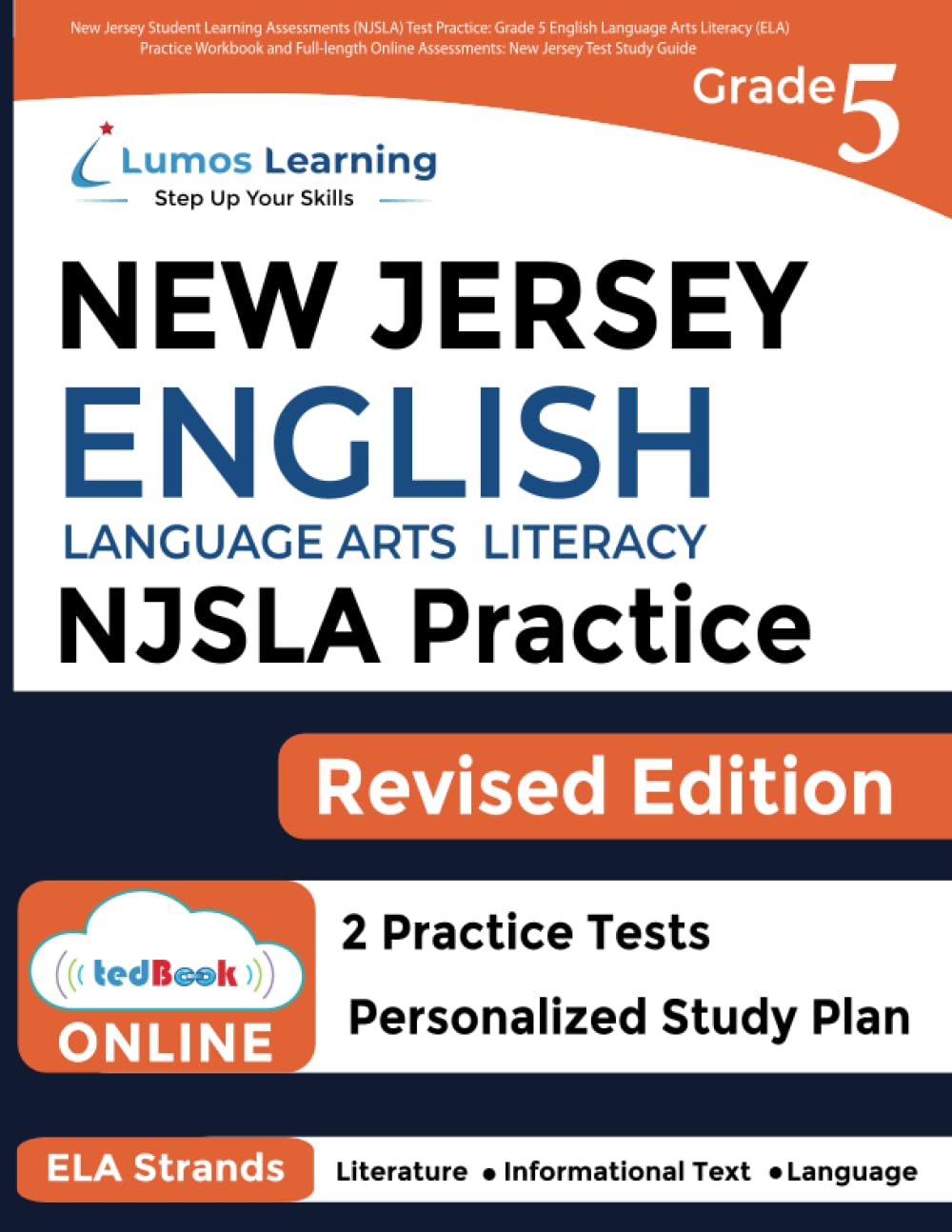 New Jersey Student Learning Assessments (NJSLA) Test Practice — used book cover