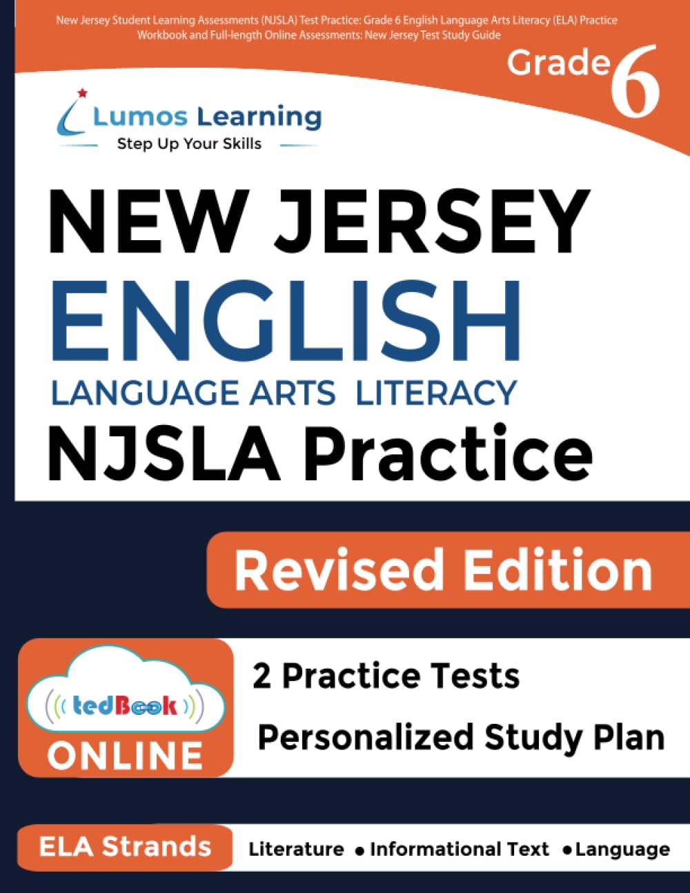 New Jersey Student Learning Assessments (NJSLA) Test Practice — used book cover