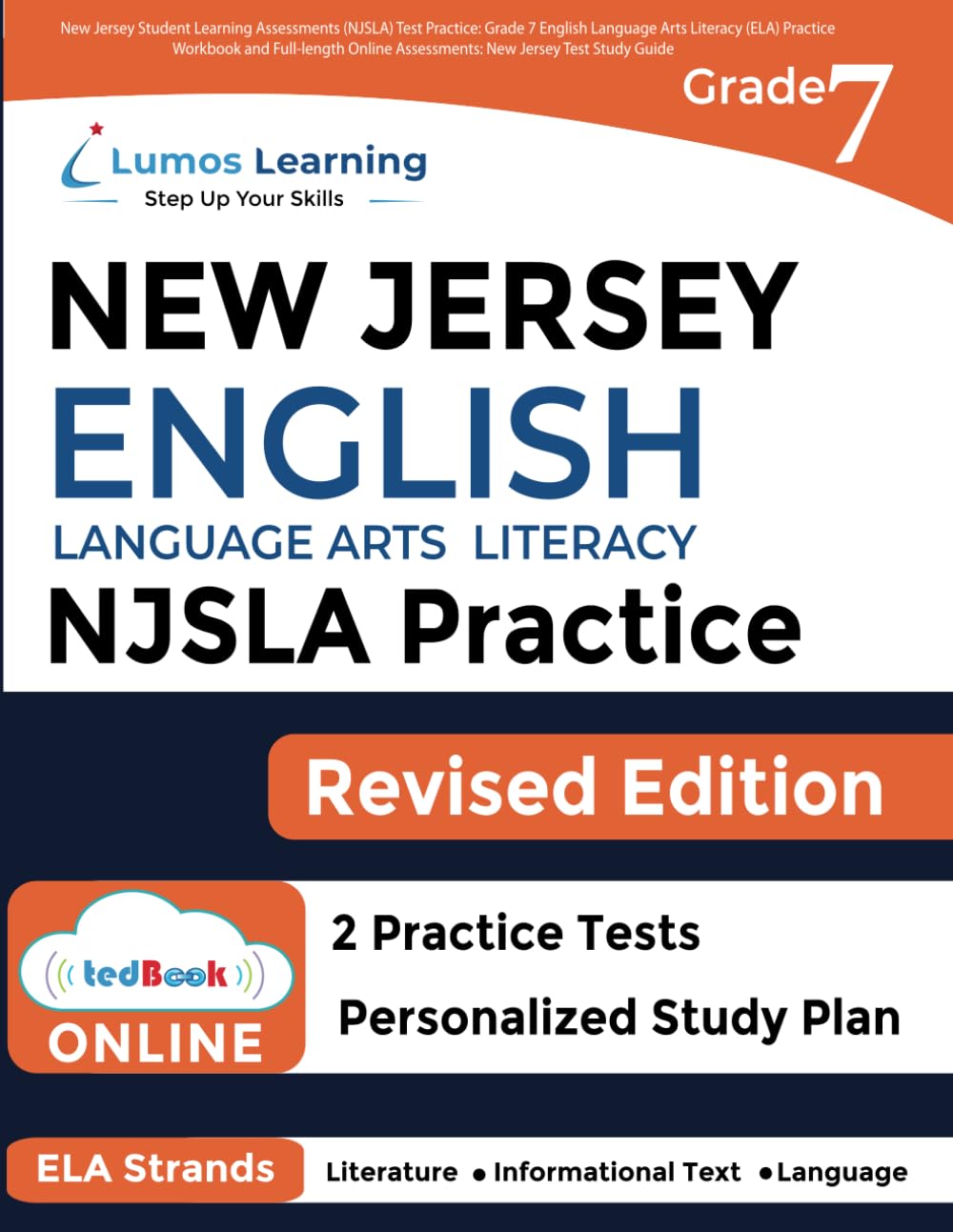 New Jersey Student Learning Assessments (NJSLA) Test Practice — used book cover