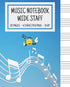 Music Notebook - Wide Staff — used book cover