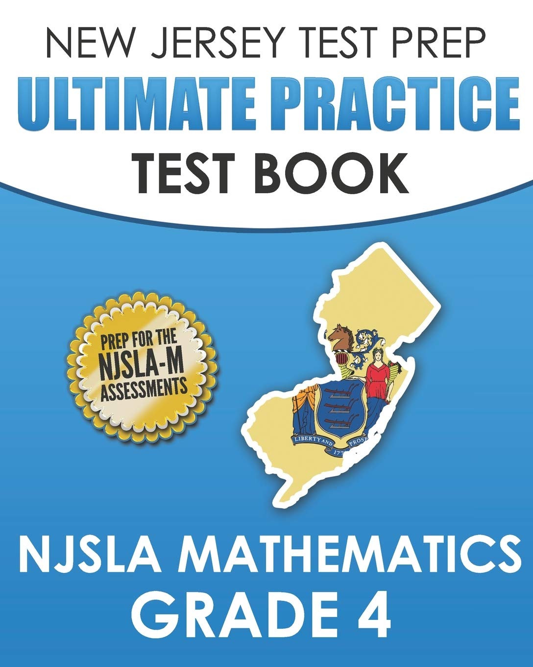NEW JERSEY TEST PREP Ultimate Practice Test Book NJSLA Mathematics Grade 4 — used book cover