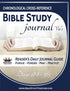 Chronological Cross-Reference Bible Study Journal — used book cover