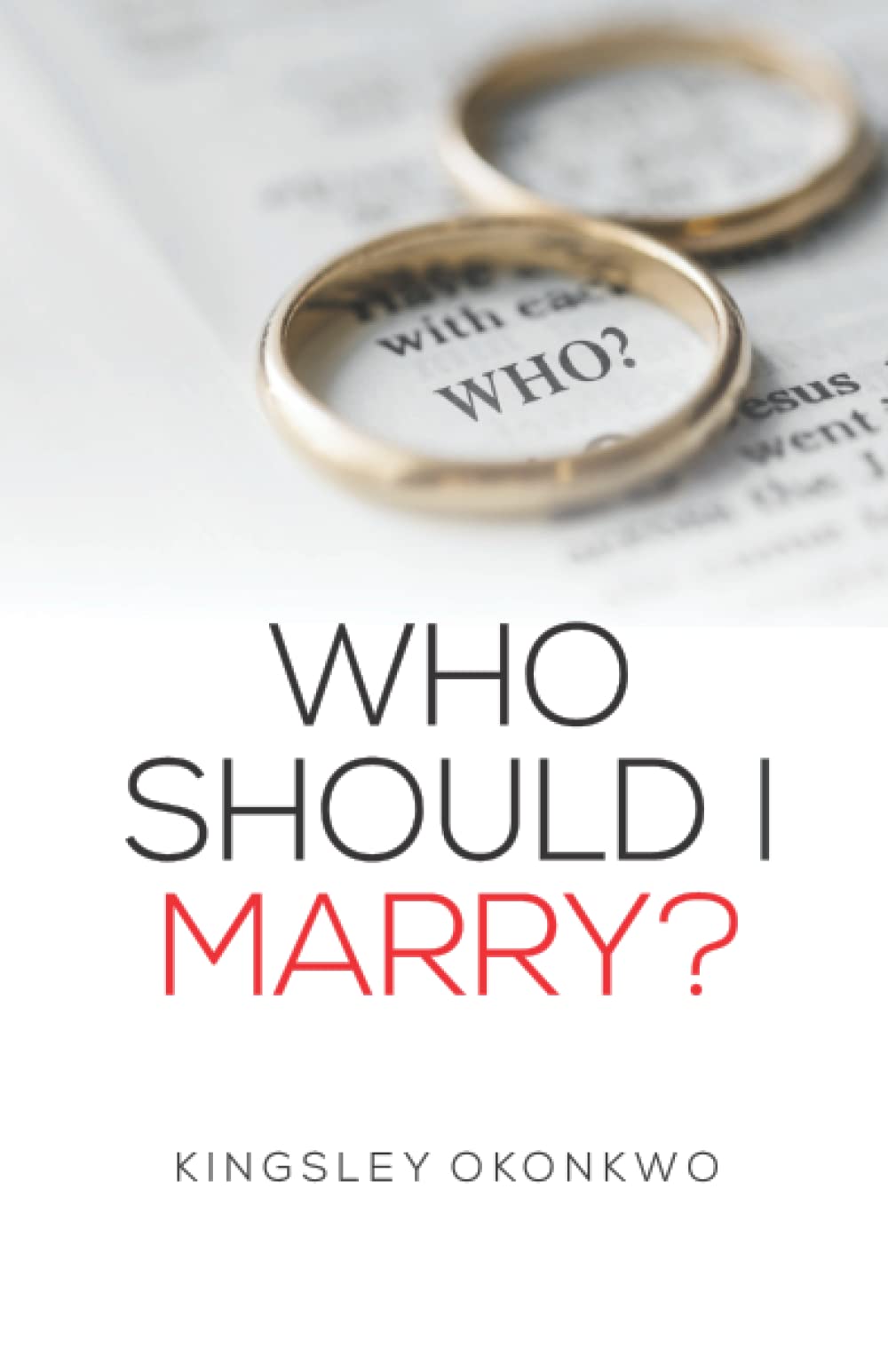 Who Should I Marry? — used book cover