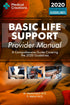Basic Life Support Provider Manual - A Comprehensive Guide Covering the Latest Guidelines — used book cover