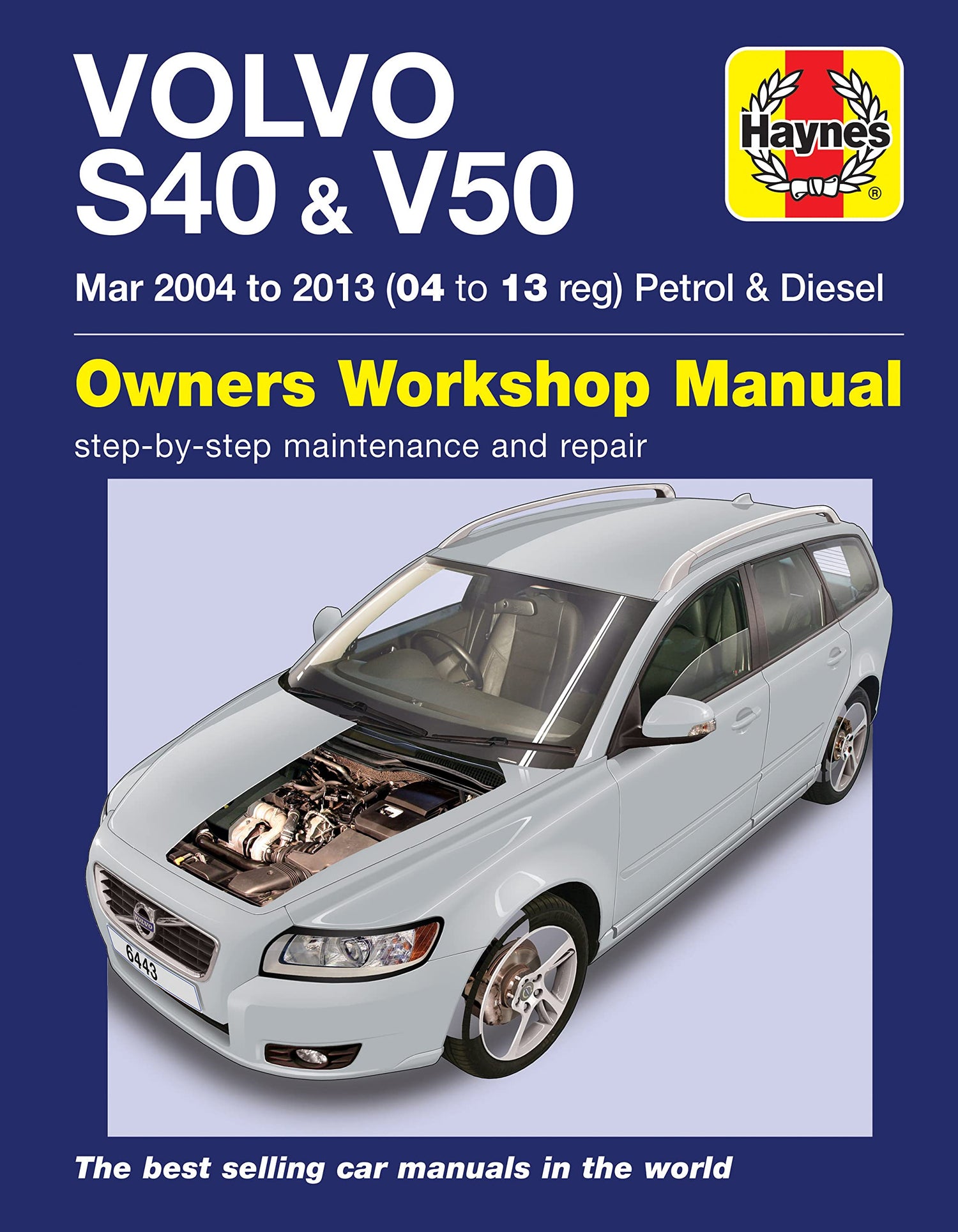 Haynes Volvo S40 &amp; V50 Petrol &amp; Diesel (Mar &