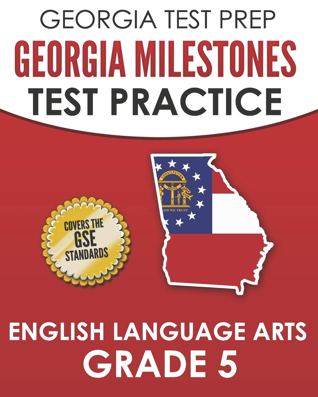 GEORGIA TEST PREP Georgia Milestones Test Practice English Language Arts Grade 5 — used book cover