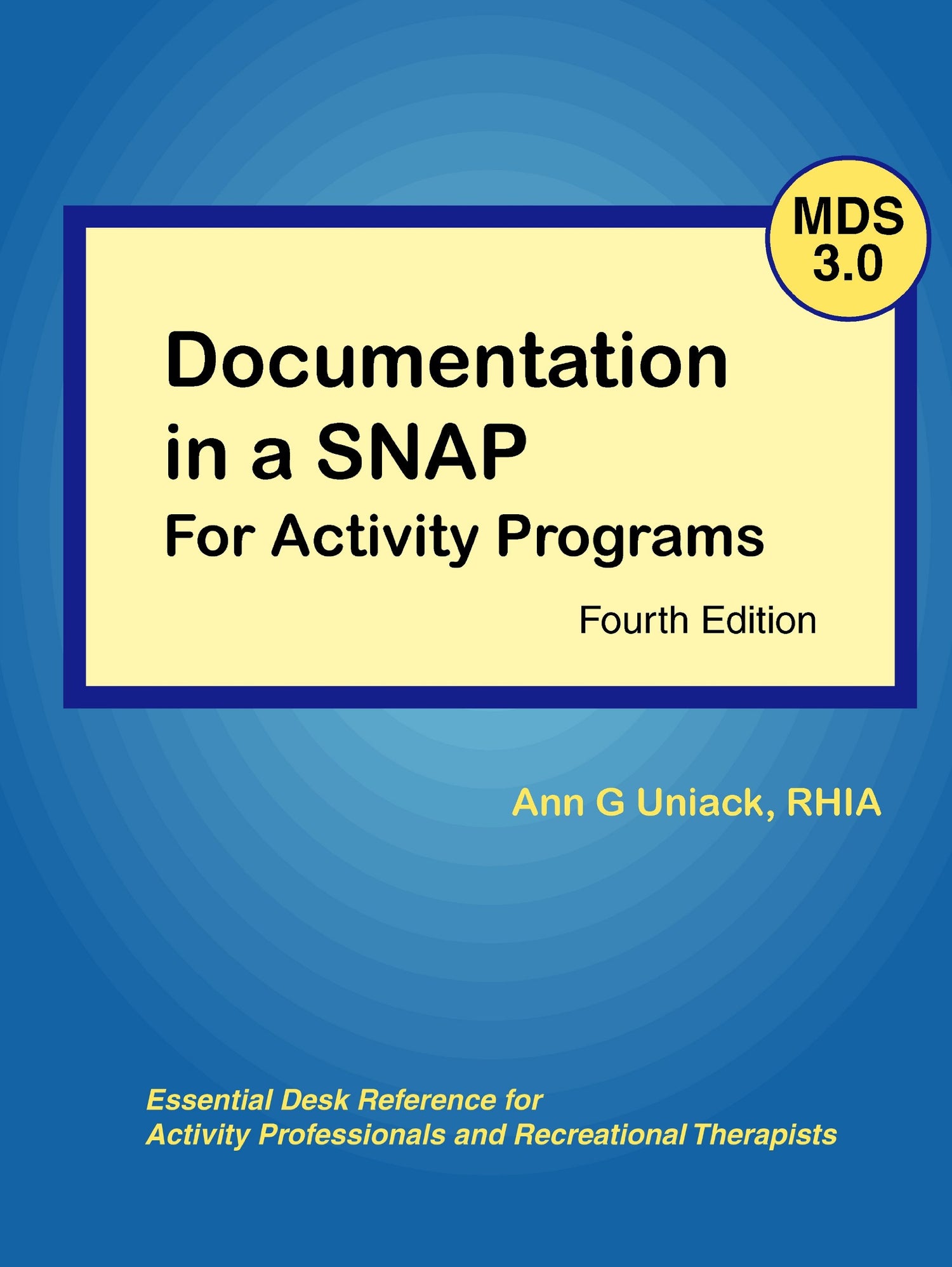 Documentation in a Snap for Activity Programs — used book cover