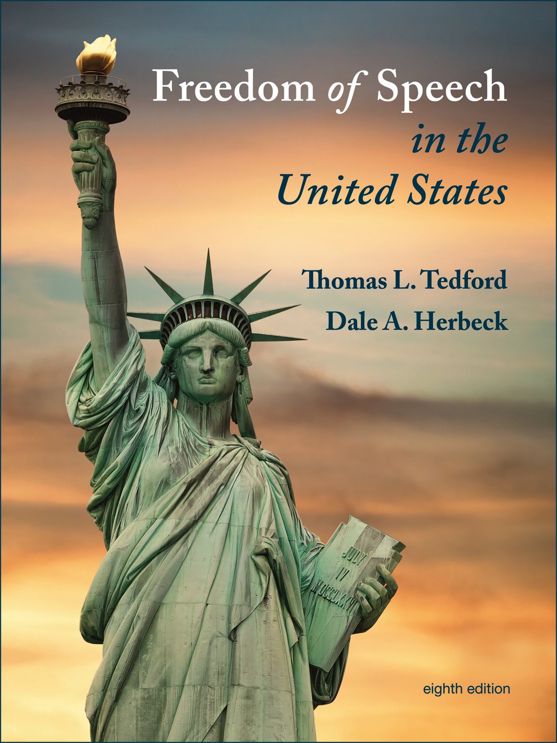 Freedom of Speech in the United States, 8th edition — used book cover