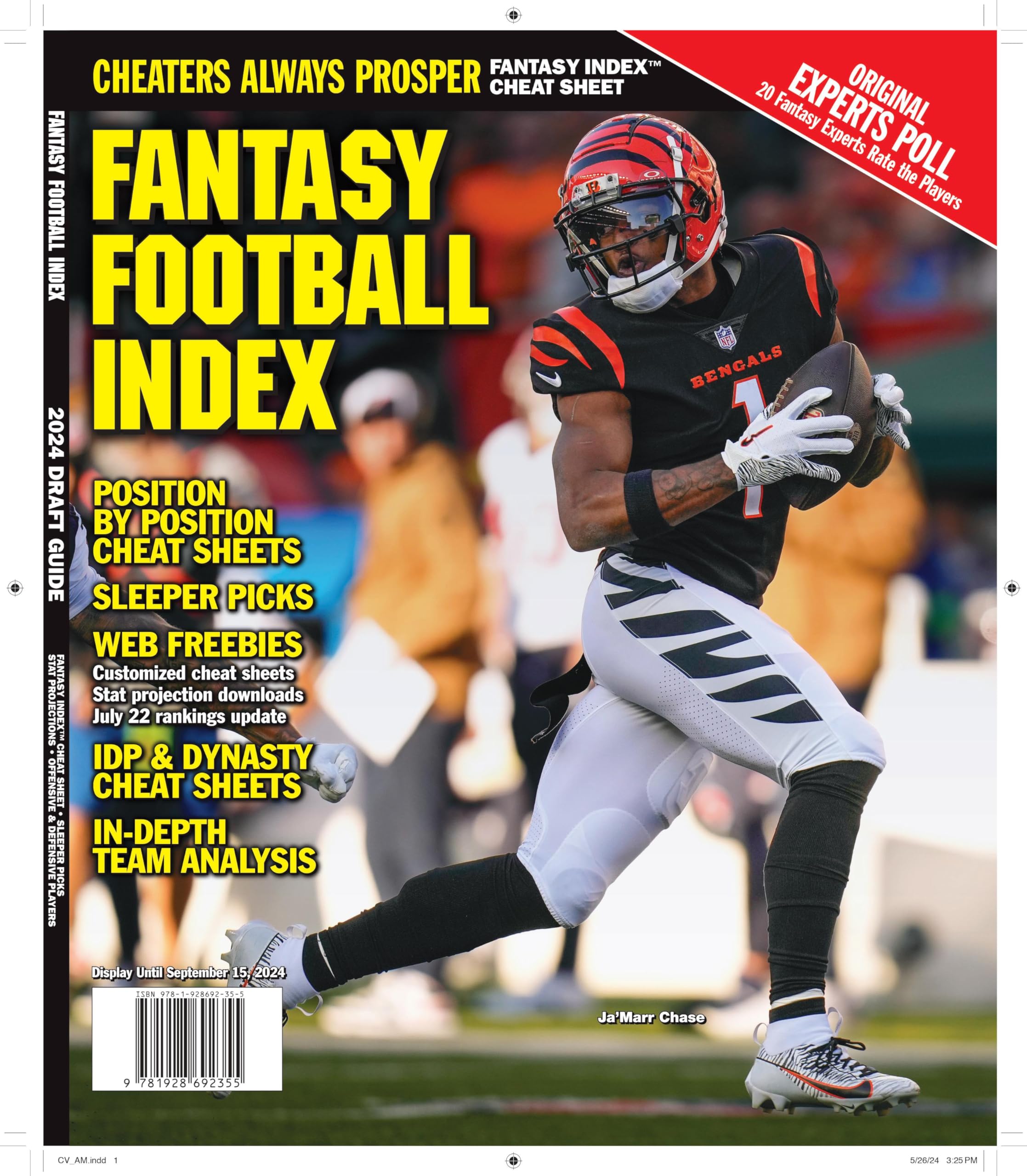 Fantasy Football Index 2024 — used book cover
