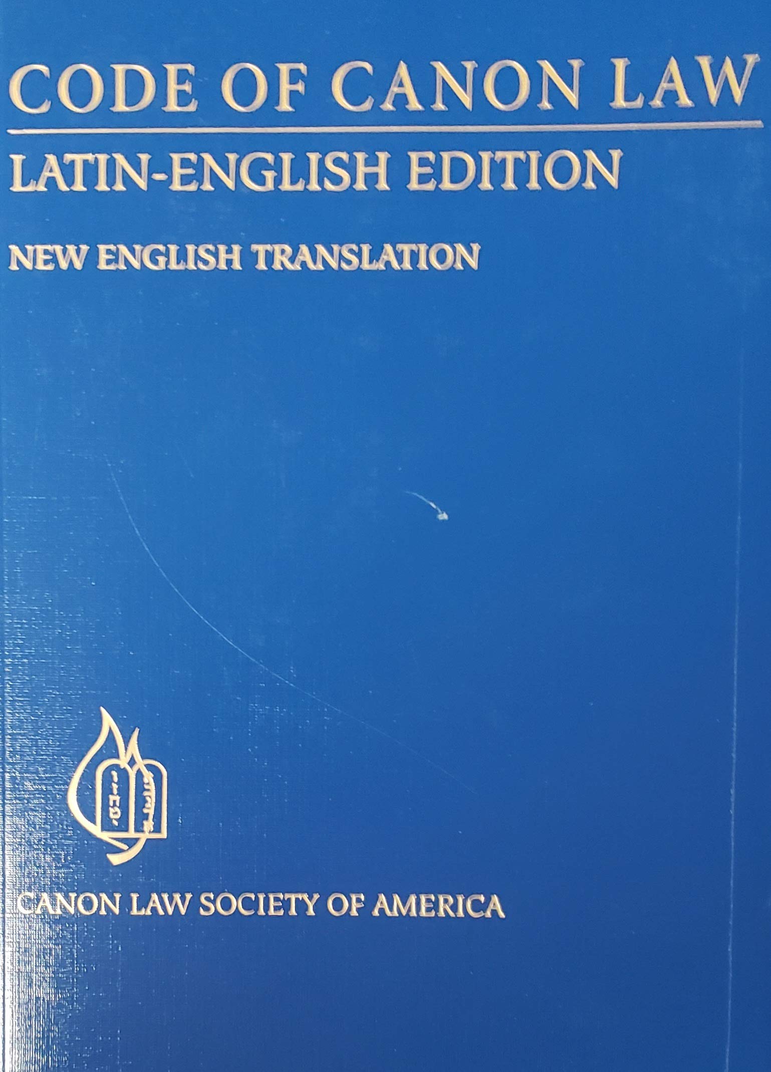 Code of Canon Law Latin-English Edition — used book cover