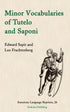 Minor Vocabularies of Tutelo and Saponi — used book cover