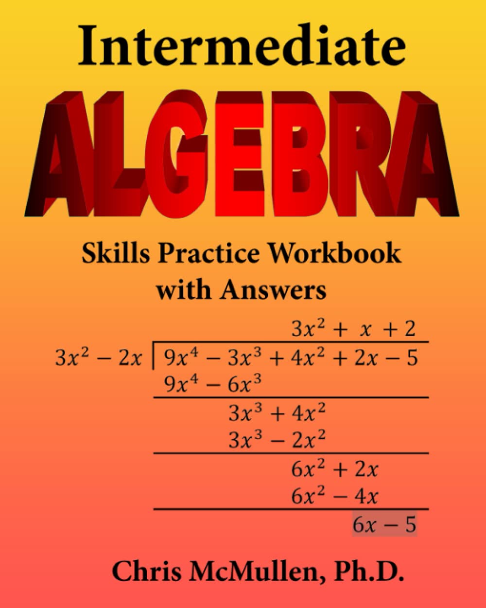 Intermediate Algebra Skills Practice Workbook with Answers — used book cover