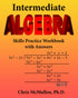 Intermediate Algebra Skills Practice Workbook with Answers — used book cover