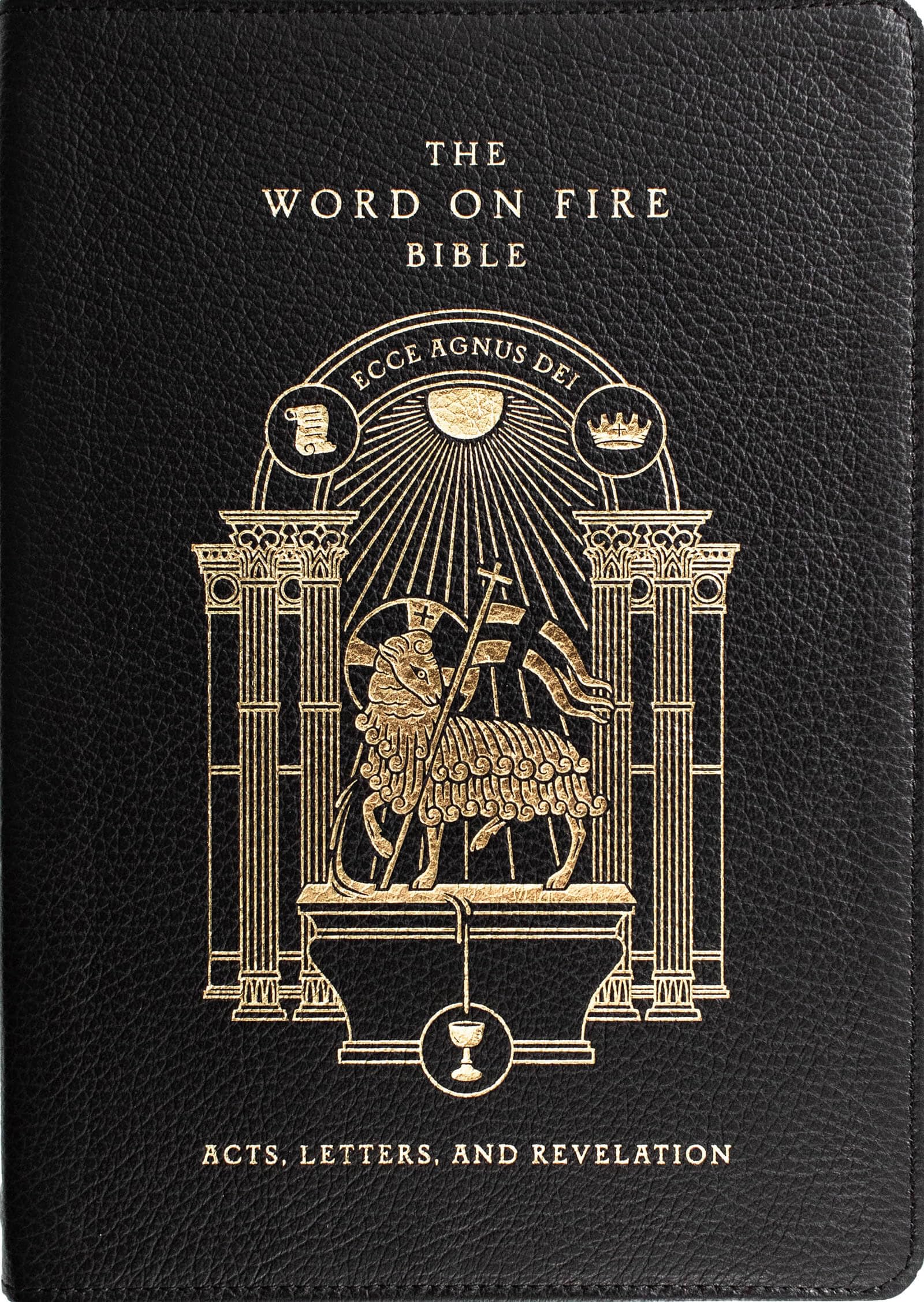 The Word on Fire Bible (Volume II): Acts, Letters and Revelation (Leather) (Word on Fire Bible Series)