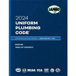 2024 Uniform Plumbing Code Soft Cover w/Tabs IAPMO/ANSI UPC 1 — used book cover