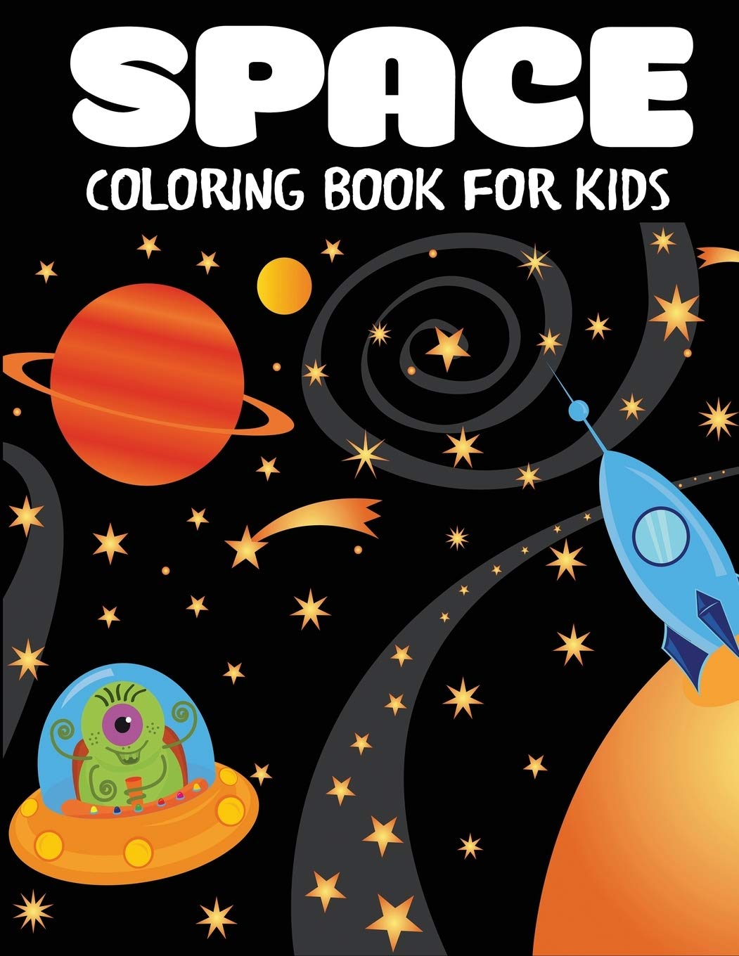 Space Coloring Book for Kids — used book cover