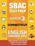 SBAC Test Prep Grade 3 Connecticut English Language Arts — used book cover