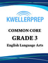 Kweller Prep Common Core Grade 3 English Language Arts — used book cover
