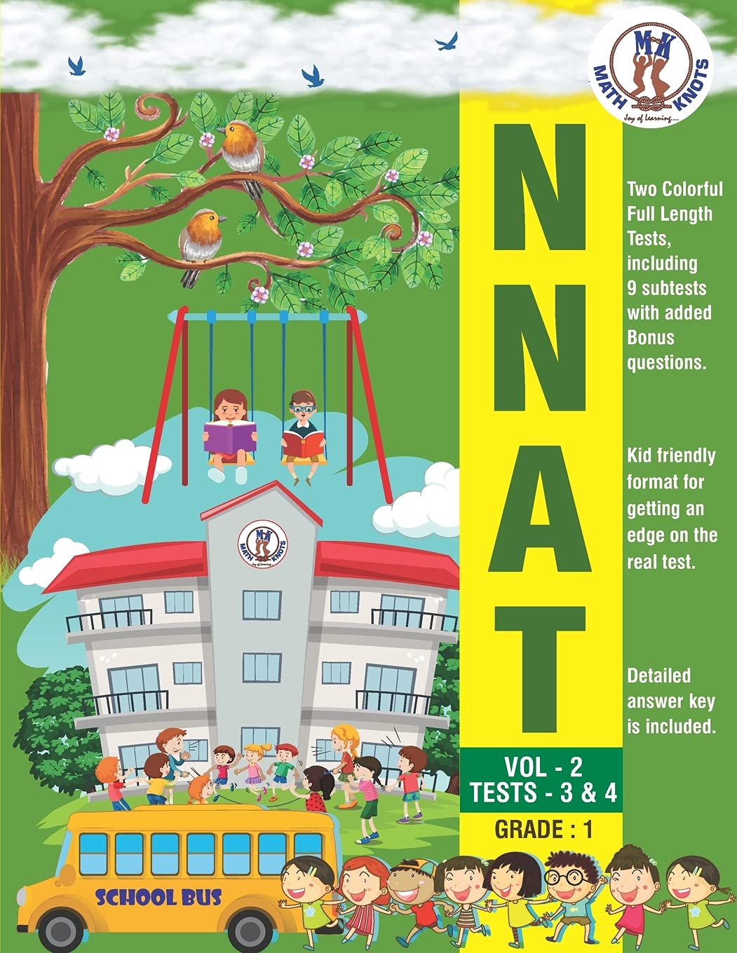 NNAT - Grade 1 - VOL - 2 - TESTS - 3 &amp; 4 — used book cover
