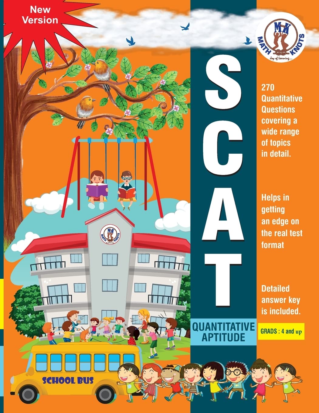 SCAT Quantitative Aptitude-Grades 4 and up (SCAT Practice Series)