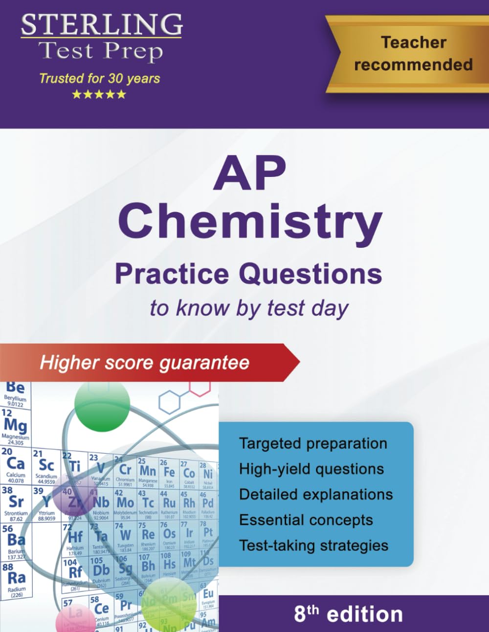 Sterling Test Prep AP Chemistry Practice Questions: High Yield AP Chemistry Questions &amp; Review
