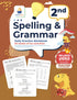 2nd Grade Spelling and Grammar Daily Practice Workbook — used book cover