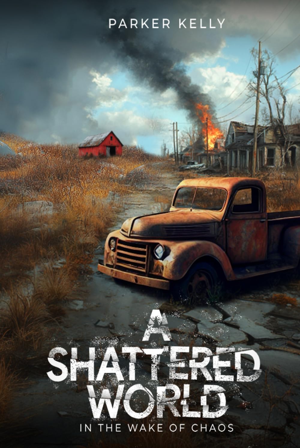 A SHATTERED WORLD — used book cover