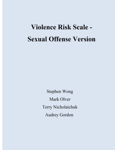 Violence Risk Scale - Sexual Offense Version — used book cover