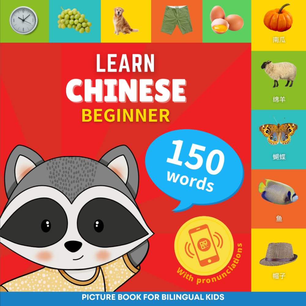 Learn chinese - 150 words with pronunciations - Beginner — used book cover