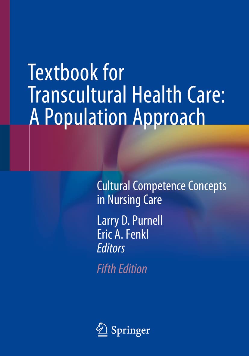 Textbook for Transcultural Health Care — used book cover