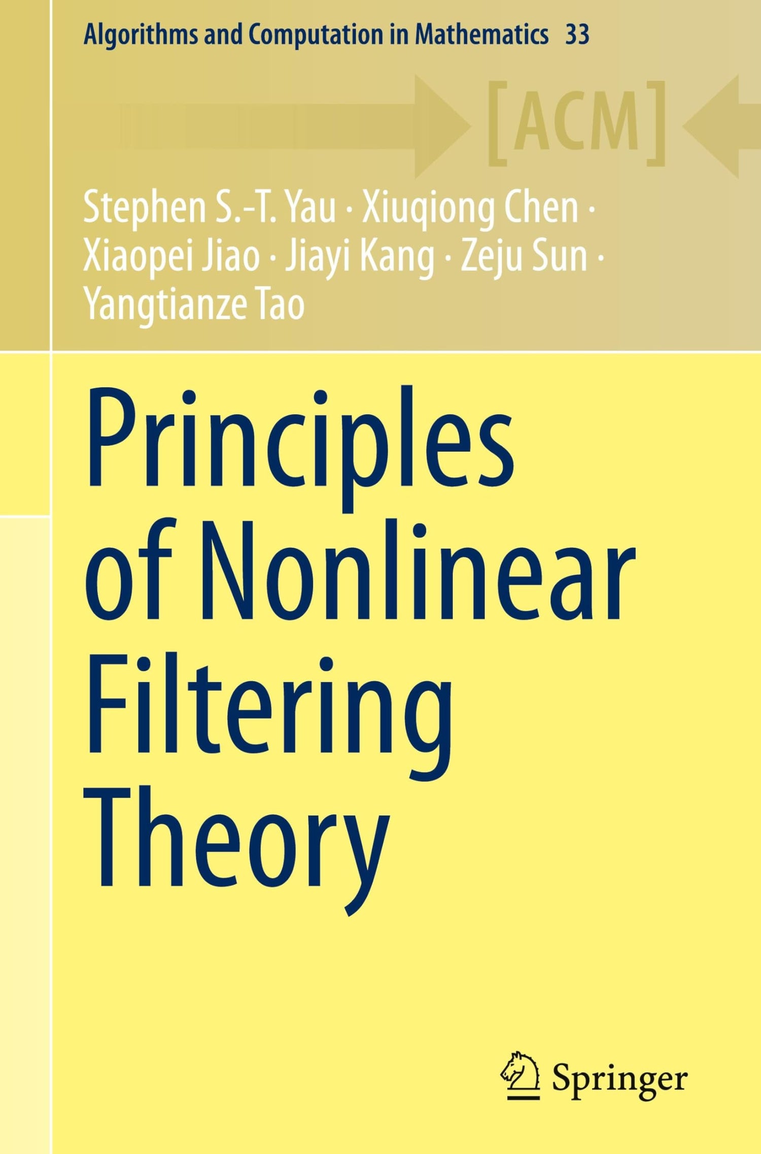 Principles of Nonlinear Filtering Theory — used book cover