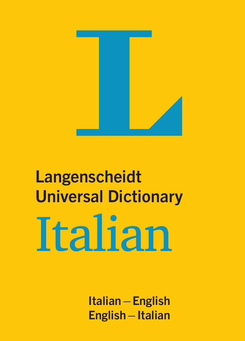 Langenscheidt Universal Dictionary Italian — used book cover