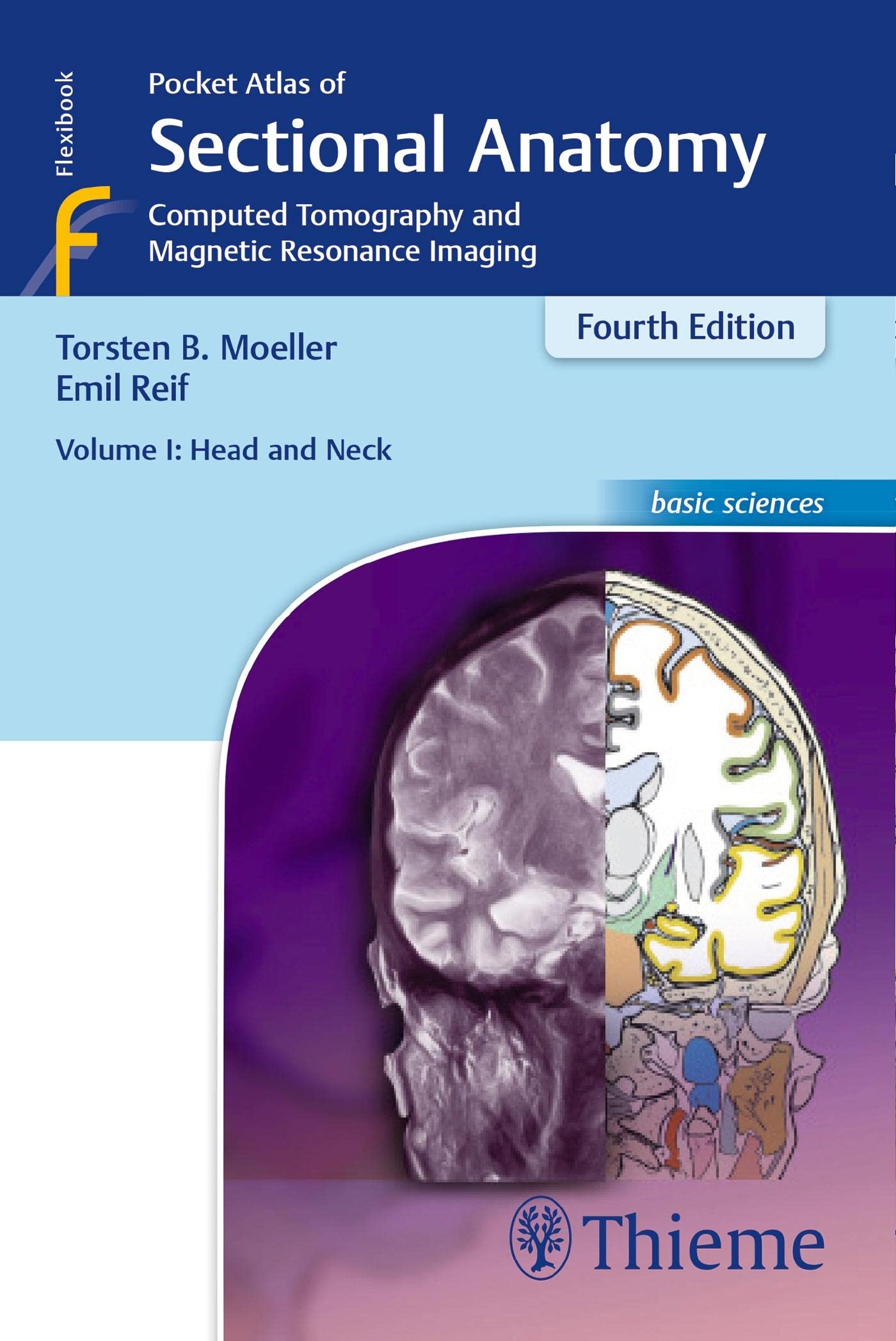 Pocket Atlas of Sectional Anatomy, Vol. 1 — used book cover