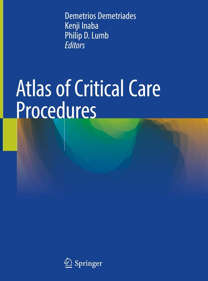 Atlas of Critical Care Procedures — used book cover