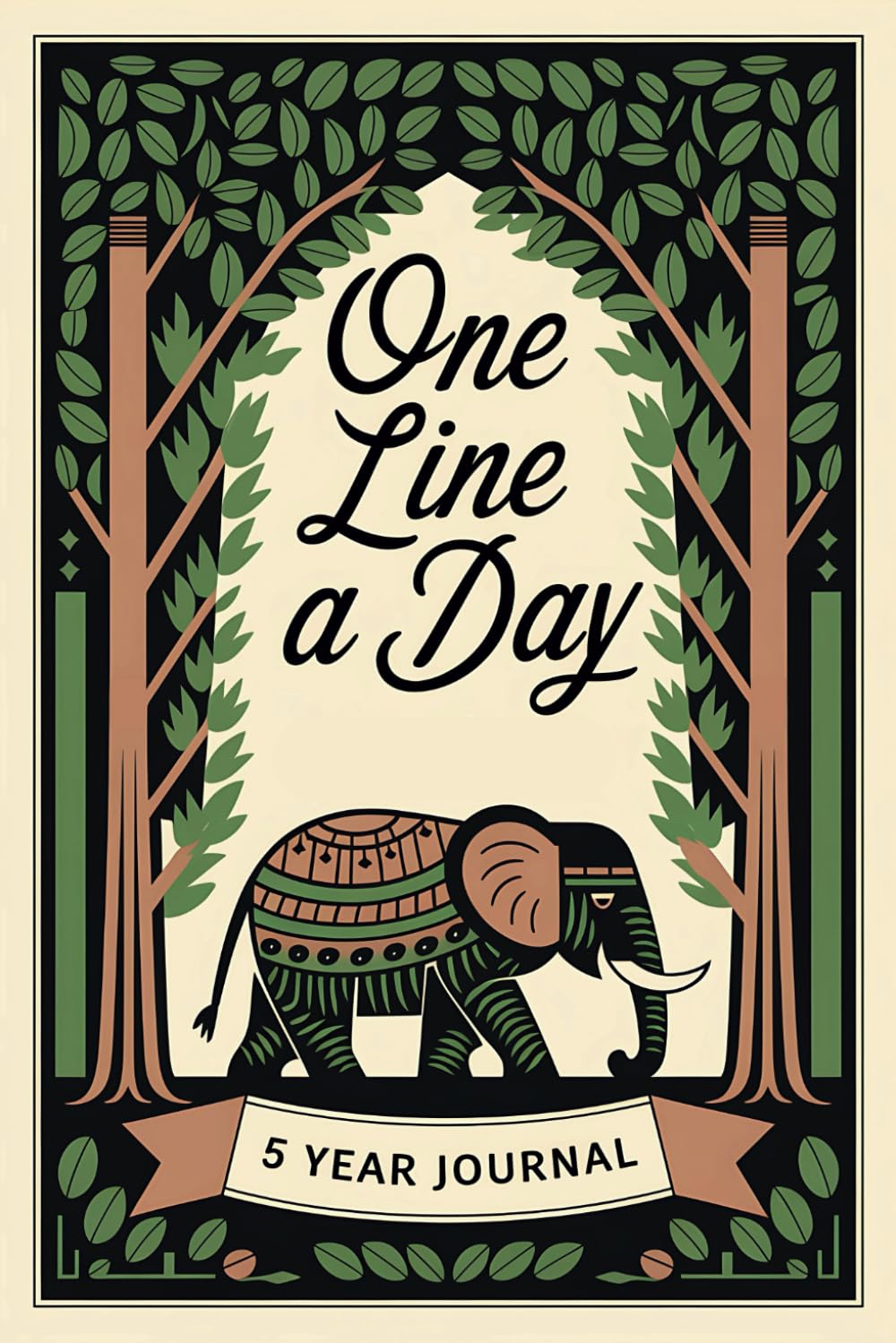 One Line a Day 5 year journal — used book cover