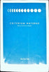 CRITERIUM NATURAE. EPITOME DE CHEMICINA Y ESPAGIRIA — used book cover