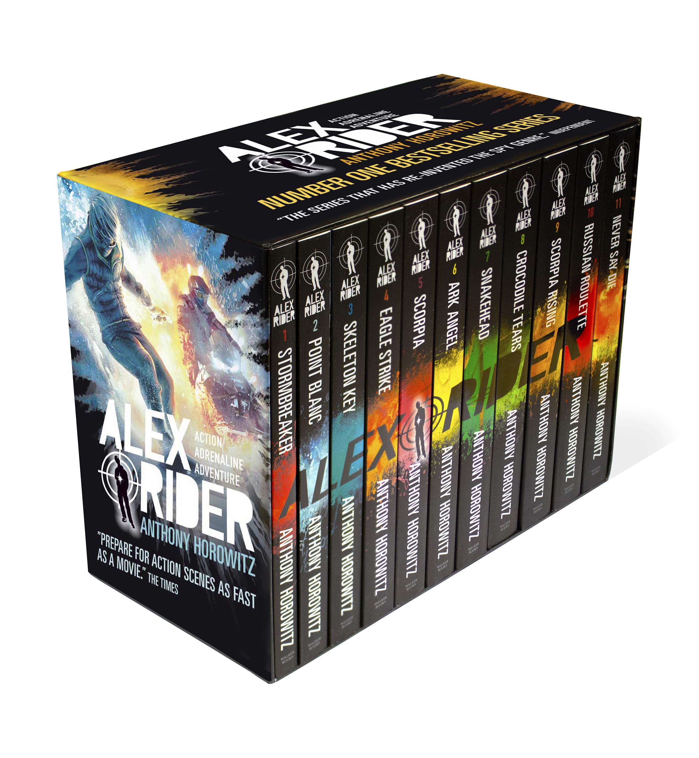 Alex Rider 11 Books Collection set by Anthony Horowitz Children Fantasy Magical Book - Ages 9+ — used book cover