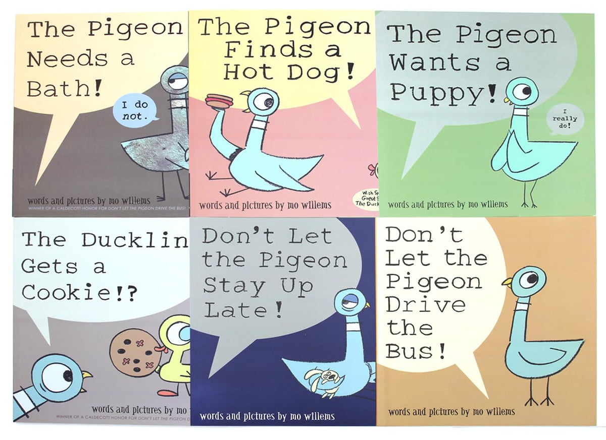 Mo Willems Pigeon Books Set Paperback, Don&