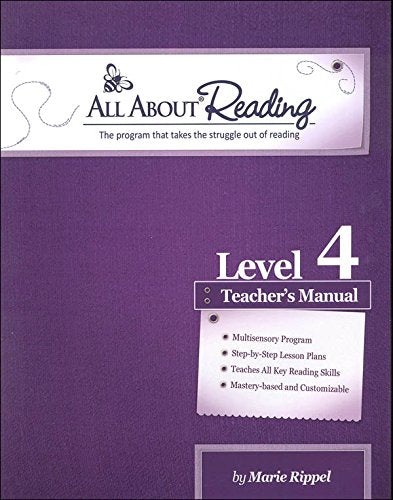 All about Reading Level 4 Teachers Manual — used book cover