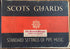Scots Guards - Standard Settings of Pipe Music 5th edition — used book cover