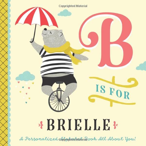 B is for Brielle — used book cover