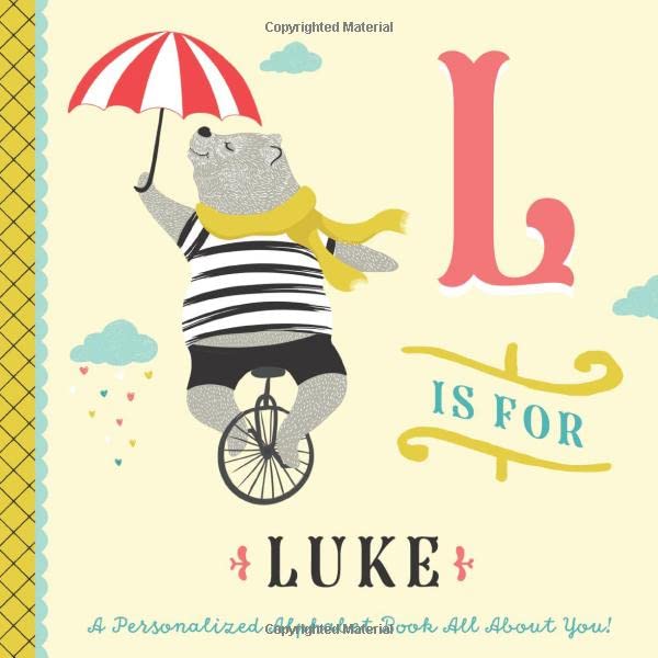 L is for Luke — used book cover