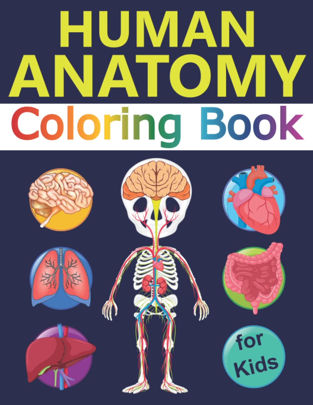 Human Anatomy Coloring Book for Kids — used book cover