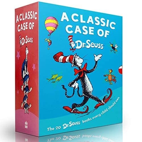 A library of Classic Case of Dr. Seuss 20 books Collection box set — used book cover