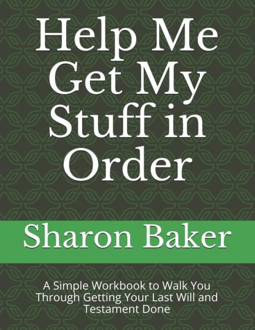 Help Me Get My Stuff in Order — used book cover