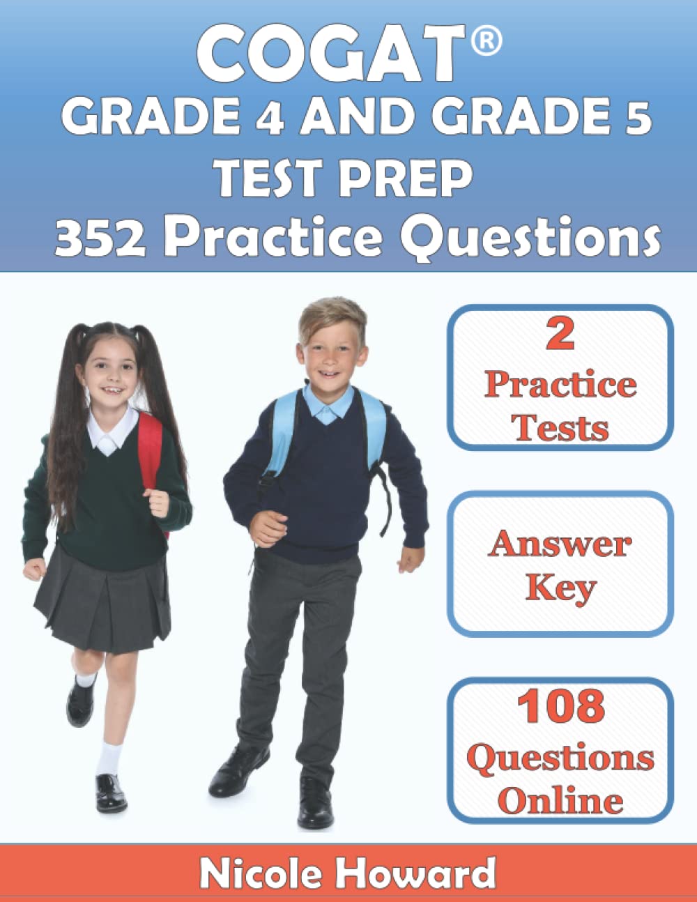 COGAT® GRADE 4 AND 5 TEST PREP — used book cover