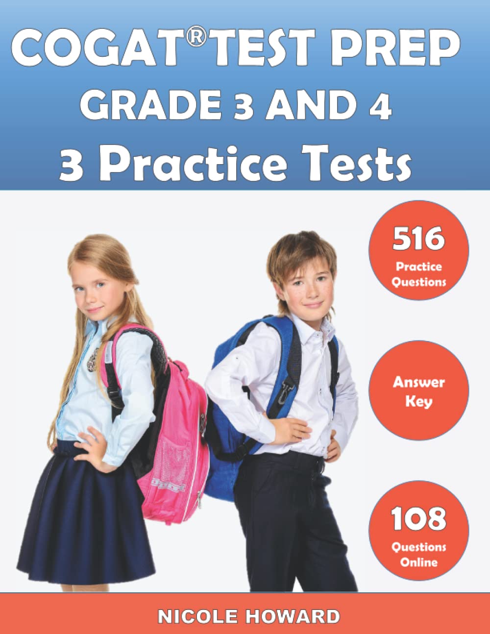 COGAT® TEST PREP GRADE 3 AND 4 — used book cover