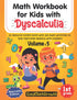 Math Workbook For Kids With Dyscalculia. A resource toolkit book with 100 math activities to help overcome dyslexia with numbers. Volume 5. Black and White Edition. — used book cover